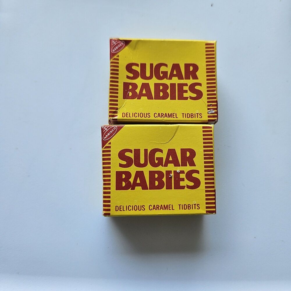 Vintage Sugar Babies Miniature Empty Boxes Lot 2 Advertising Nabisco